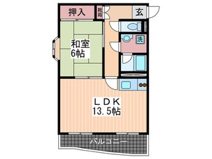 井口台ＦＬＡＴＳの物件間取画像